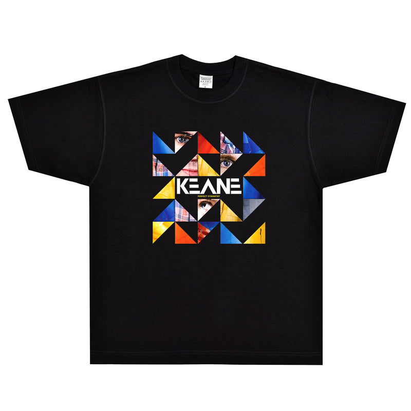 Rock Star T Shirt Keane Perfect Symmetry T-shirt Rock Band American Style Loose Printed Short Sleeve