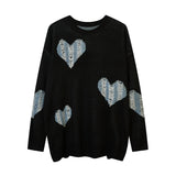 Women Sweater Love Sweater Loose Couple