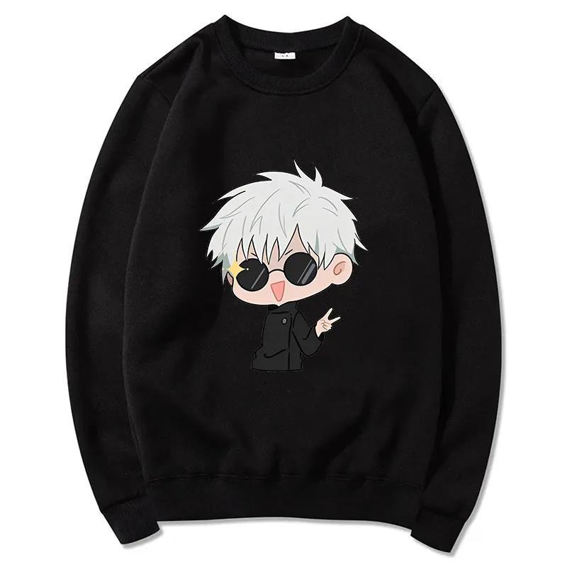 Autumn Men Anime Jujutsu Kaisen Print Casual Sweatshirts Men