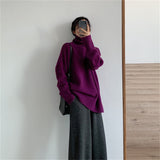 Women Pullover Sweater Loose Temperament Knitwear