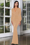Valentine's Day Dress Deep V-neck Sexy Small Trailing Dress for Women