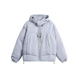 Unisex Coat Loose Removable Sleeves Cotton Jacket