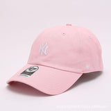 Dodgers and Yankees Baseball Cap 47brand Baseball Cap Female Summer Pink Thin