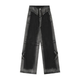 Men Jeans Inkjet Gradient Punk