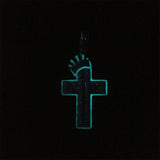 Jewelry Crown Cross Luminous Diamond Pendant Necklace Royalty Night light