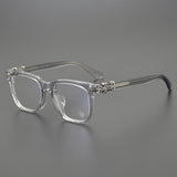 CHH Chrome Hearts Glasses Frame Square Myopia Glasses Frame Optical Anti-Blue Glasses