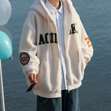 Men Cotton Coat Lambswool Baggy Coat Winter