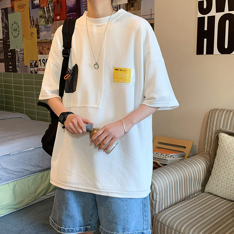 Men T Shirt Loose Teen Summer