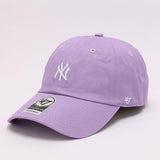 Dodgers and Yankees Baseball Cap 47brand Baseball Cap Female Summer Pink Purple Embroidered NY Peaked Cap