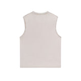 Fog Essentials tank spring and summer FOG double line pressure glue letter washing water old vest