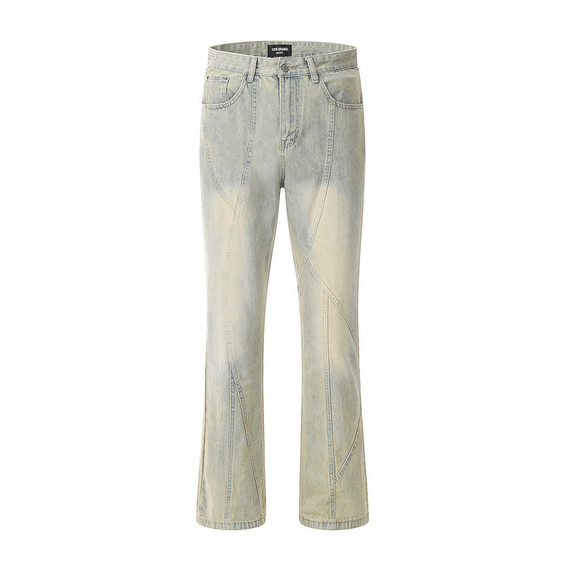 Men Jeans Stitching Casual
