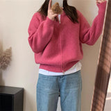 Women Knitted Cardigan Knitted Loose Niche Sweater
