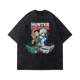 Men T-Shirt Retro Distressed Idle Style
