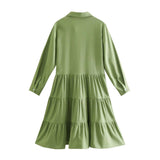 Women Dresses Fashion Elegant Shirt Dress