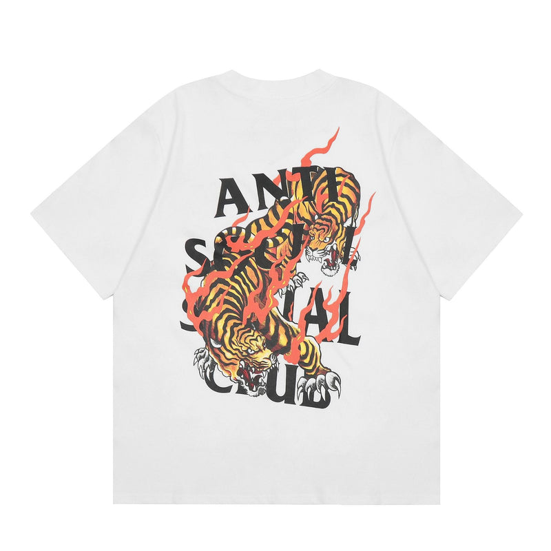 ANTI SOCIAL CLUB T-Shirt Casual Short Sleeve T-Shirt