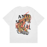 ANTI SOCIAL CLUB T-Shirt Casual Short Sleeve T-Shirt