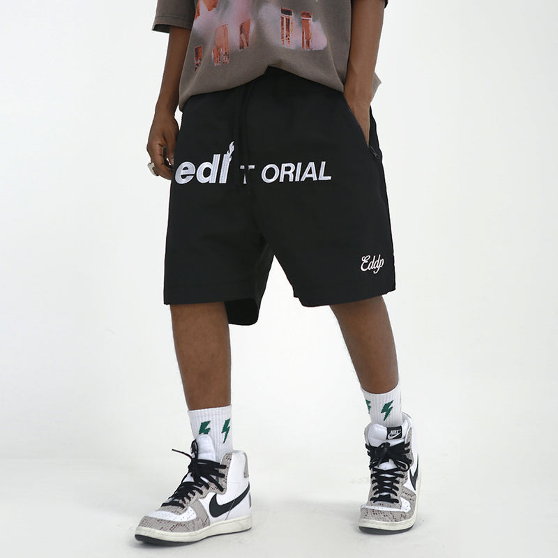 Men Shorts Embroidery Basketball Shorts Summer Thin Quick-Drying