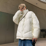 Men Cotton Coat Complex Loose Lapel Thickened