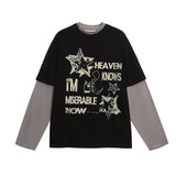 Unisex long-sleeved shirt men's autum campus style