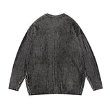 Women Jackets Vintage Distressed Knitted Cardigan Vibe Idle Style