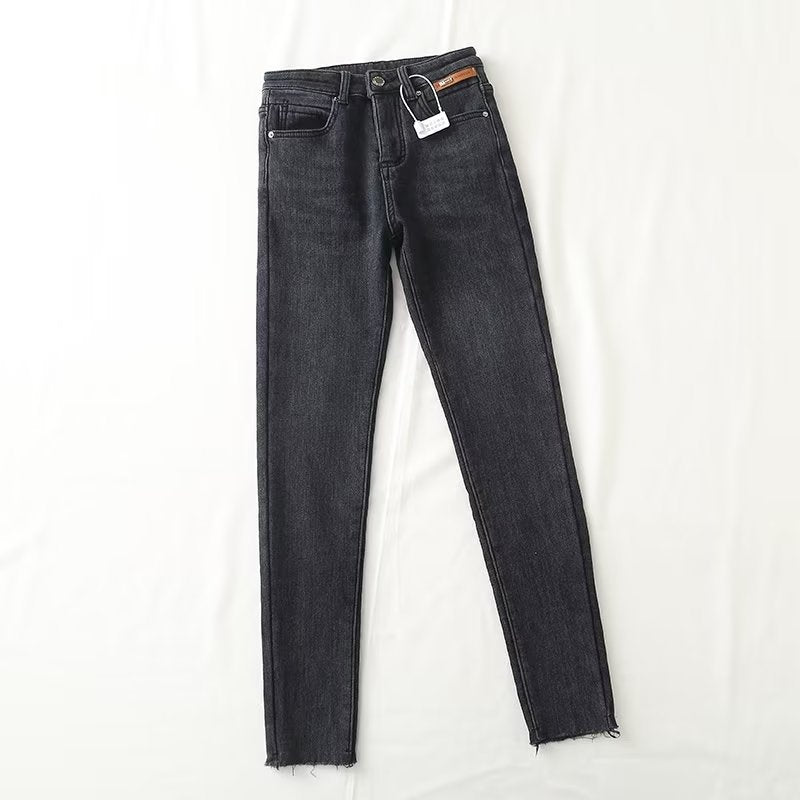 Women Jeans Stretch Fleece Slimming and Tight