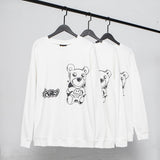 Drew House Sweatshirts Unisex Cartoon Bear Crew Neck Sweater