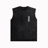 Purple Brand Distressed Tank T Shirts Distressed Sleeveless T-shirt Vest