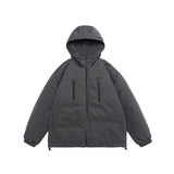 Unisex Coat Hooded Cotton-Padded Versatile Loose and Warm Couple