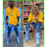 Gallery Dept Pant Splash Ink Patchwork Retro High Street Men's and Women's Flared Jeans