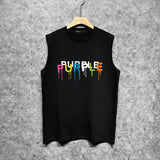 Purple Brand Tank T Shirts Sleeveless T-shirt Vest