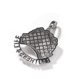 Jewelry Gold Diamond Letter Pendant Necklace Vintage Alphabet Pieces Royalty Spectrum