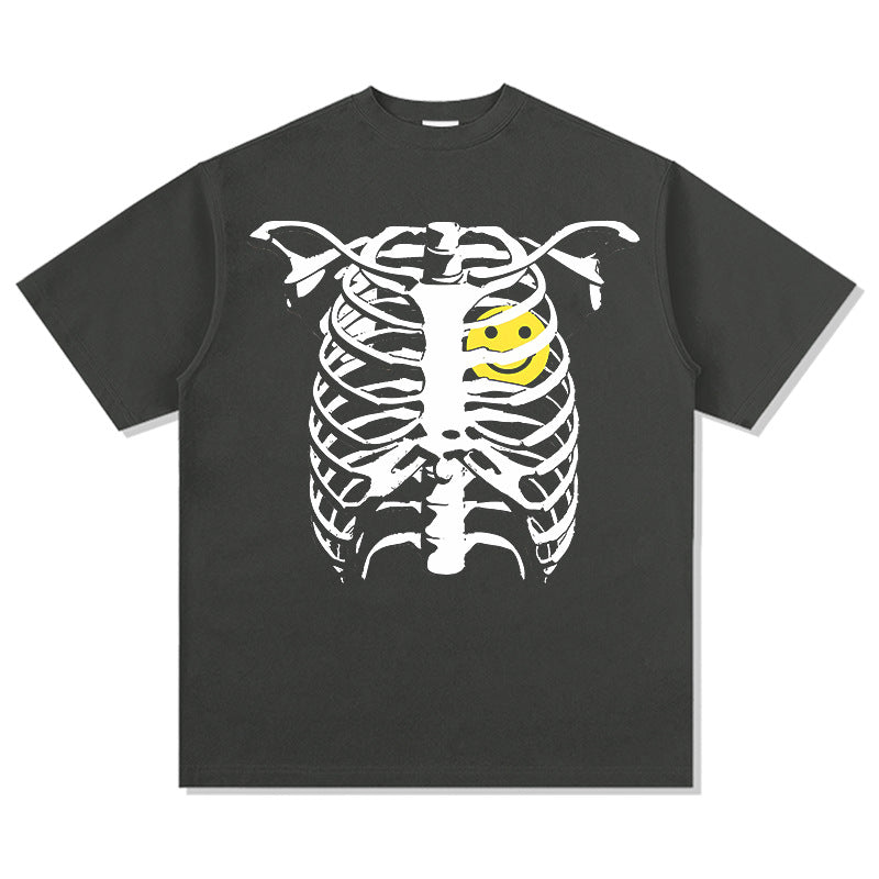 Unisex T-Shirt Cotton T-Shirt Top Loose