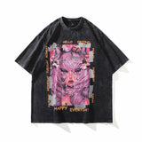 Men T-Shirt Summer Printed Short-Sleeved T-shirt