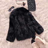 Women Fur Jacket Fashion Casual Plush Coat