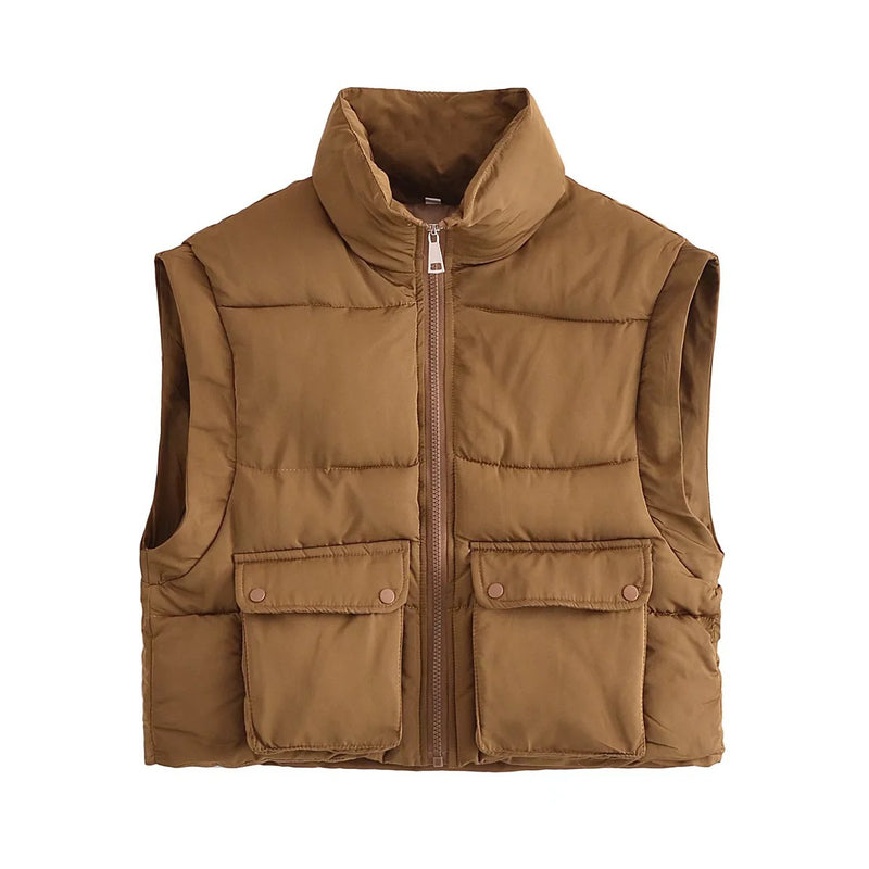Women Cotton Coat Vest Loose Casual
