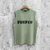 Purple Brand Tank T Shirts Sleeveless T-shirt Vest