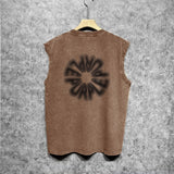 Purple Brand Distressed Tank T Shirts Distressed Sleeveless T-shirt Vest