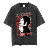 Japanese Manga Black Stones Nana Osaki Vintage Washed Tee