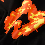 Denim Tears T Shirt ShortsFlame Short Sleeve T-shirt Sports Casual Shorts Suit (Options need to be purchased separately)