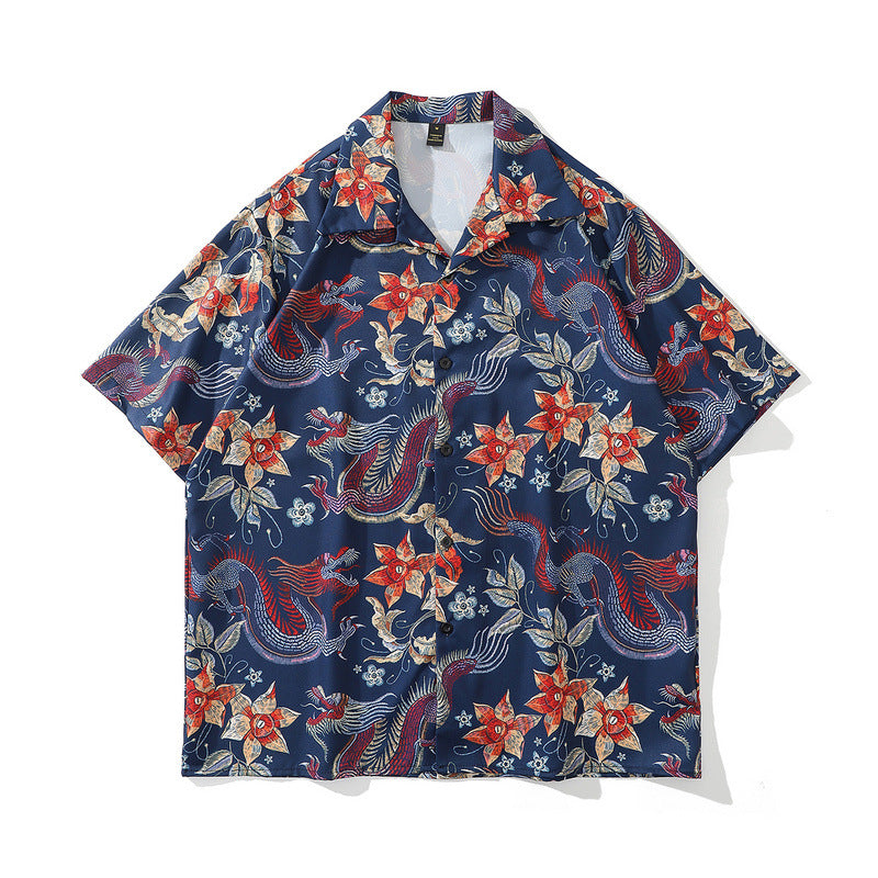 Short Sleeve Shirt Loose Beach Versatile Shirt