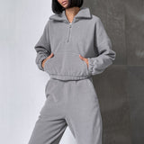 Women Co-Ords Winter Leisure Sports High Waist