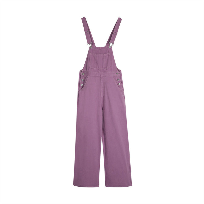 Overalls Men Jumpsuit Casual Denim Overalls Men's Ins American Street Fashion Simple Straight Trousers Jumpsuit