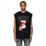 Purple Brand Tank T Shirts Sleeveless T-shirt Vest