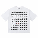 House Of Errors T-Shirt Eye of Truth Printed Short Sleeve Casual Loose T-Shirt