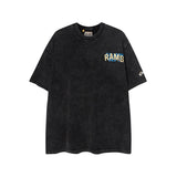 Gallery Dept T Shirts Short Sleeve Los Angeles Street Retro Gallery Dept Printed Distressed T-shirt