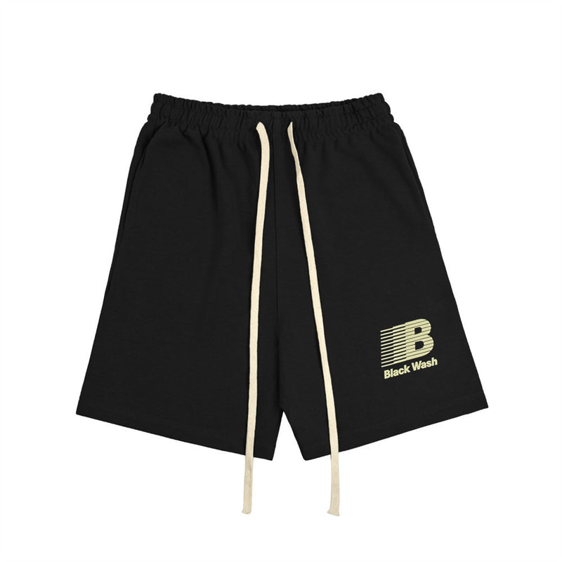 Men Shorts Summer Simplicity Letter Printed Sports Shorts Loose Pure