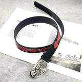 Chh Chrome heart belt with jeans y2k