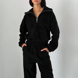 Women Co-Ords Winter Leisure Sports High Waist