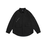 Unisex Shirt Vintage Baggy Coat
