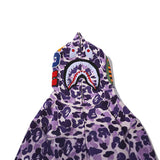 Ape Hoodie Taro Purple Embroidered Letters